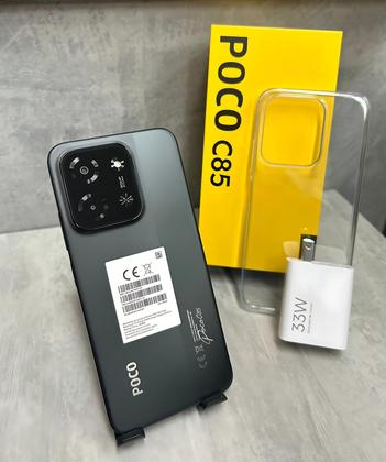 Smartphone POCO C85 NFC Lançamento Xiaomi 2025 50mp tela 6,9 120Hz 256GB 128GB 16GB Ramboost celular Ultra Fluidez 6000mAh Top 1º Custo benefício