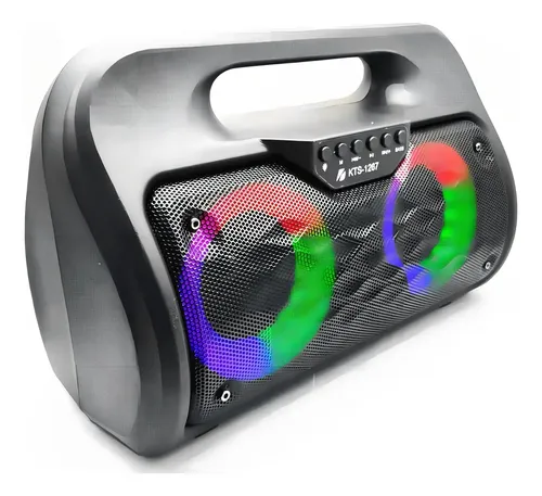 Caixa De Som Amplificada Wireless Speaker Kts 1267 Bluetooth